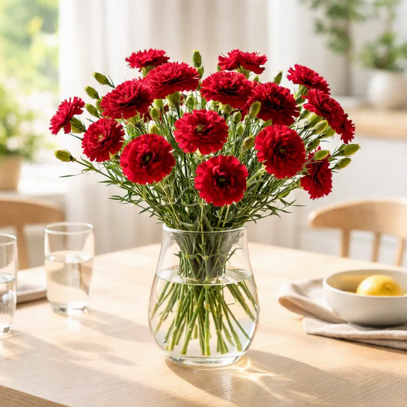 Anjer - rood - afbeelding 2