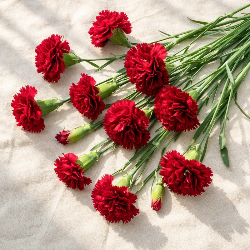 Anjer - rood - afbeelding 4
