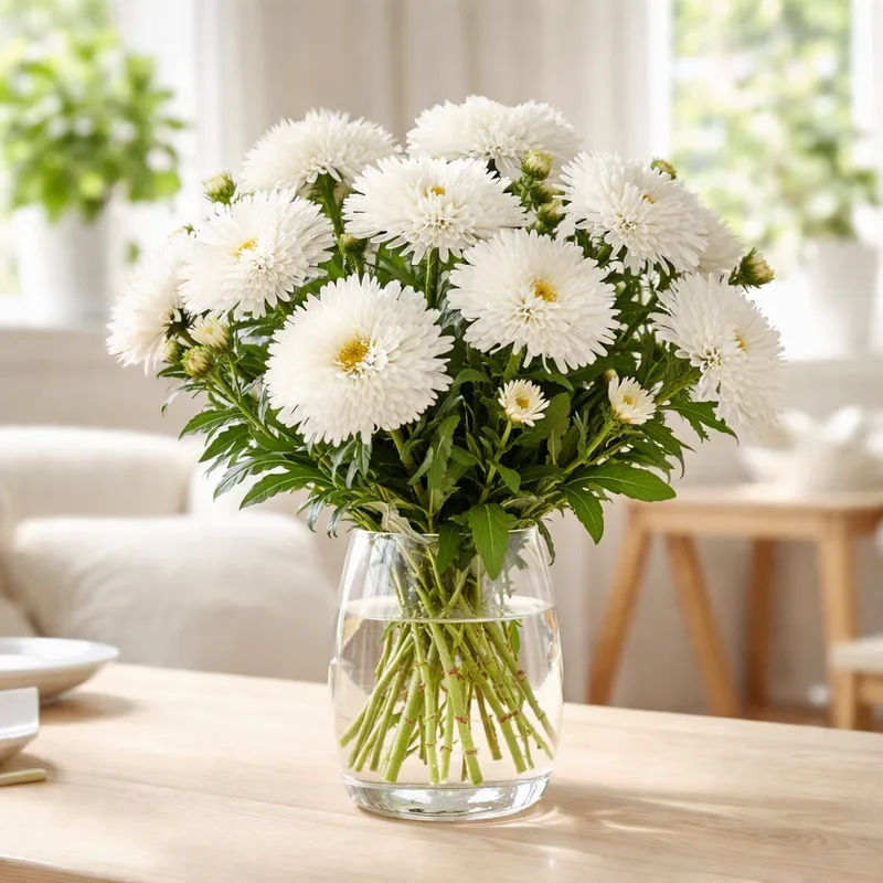Aster - wit - afbeelding 2