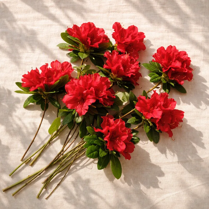 Azalea - rood - afbeelding 4