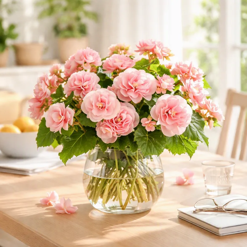 Begonia - roze - afbeelding 2