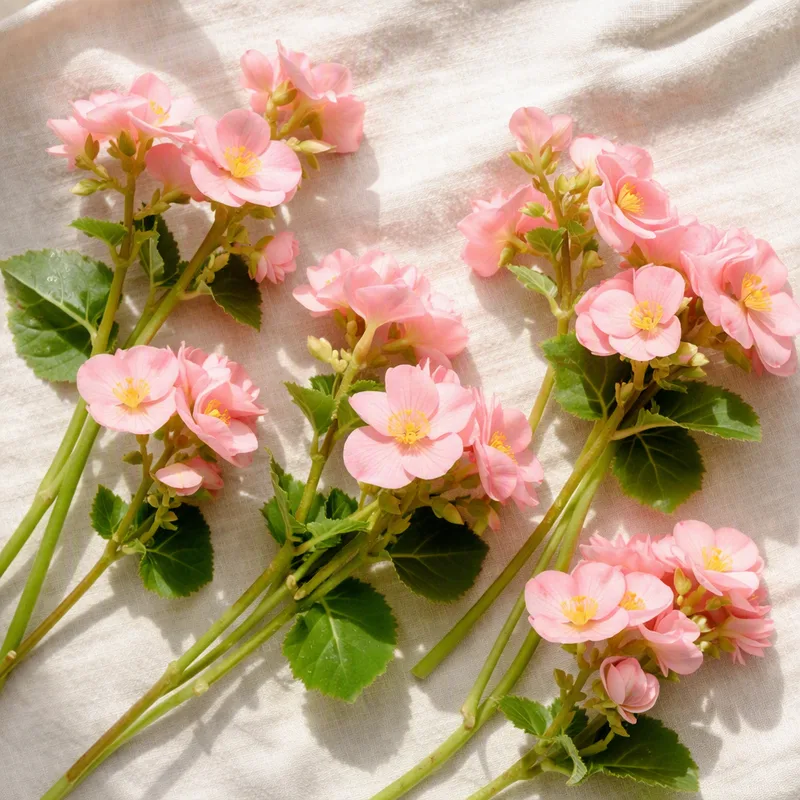 Begonia - roze - afbeelding 4