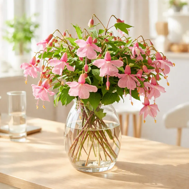 Fuchsia - roze - afbeelding 2