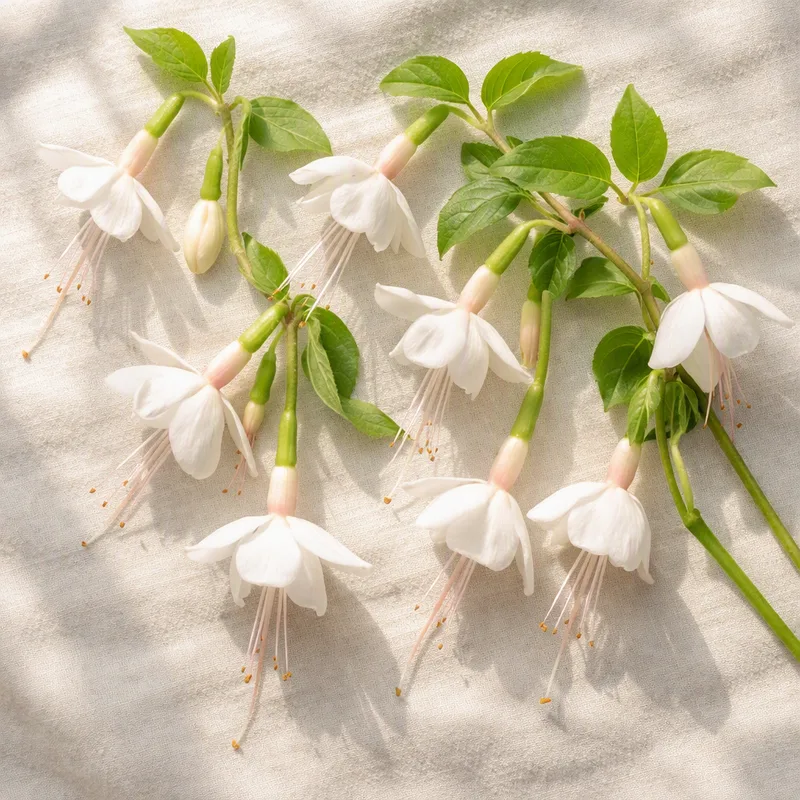 Fuchsia - wit - afbeelding 4