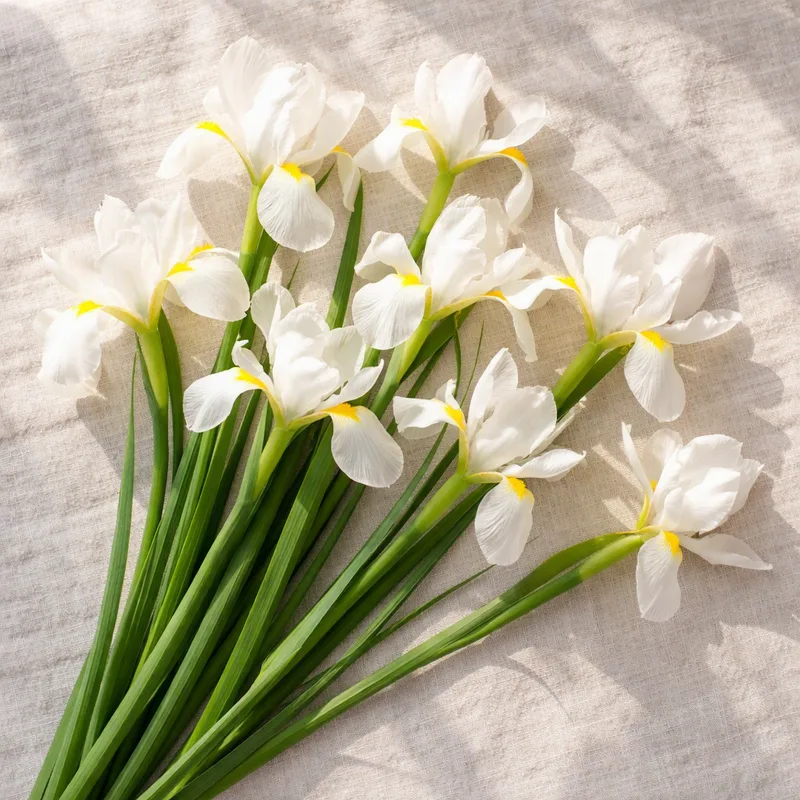 Iris - wit - afbeelding 4