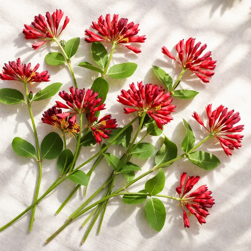 Kamperfoelie - rood - afbeelding 4