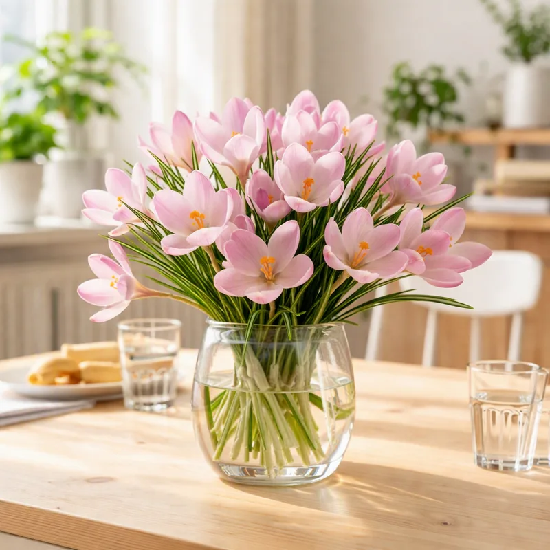 Krokus - roze - afbeelding 2
