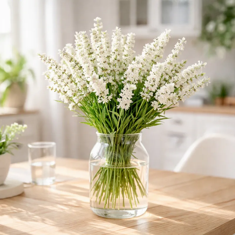Lavendel - wit - afbeelding 2