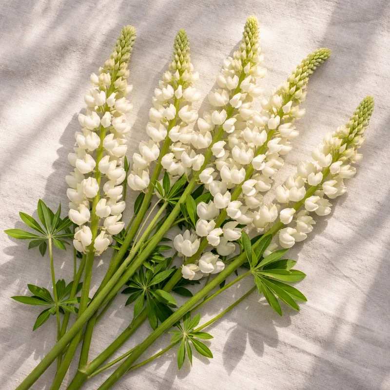 Lupine - wit - afbeelding 4