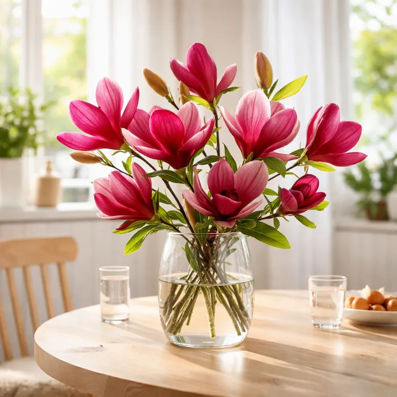 Magnolia - rood - afbeelding 2