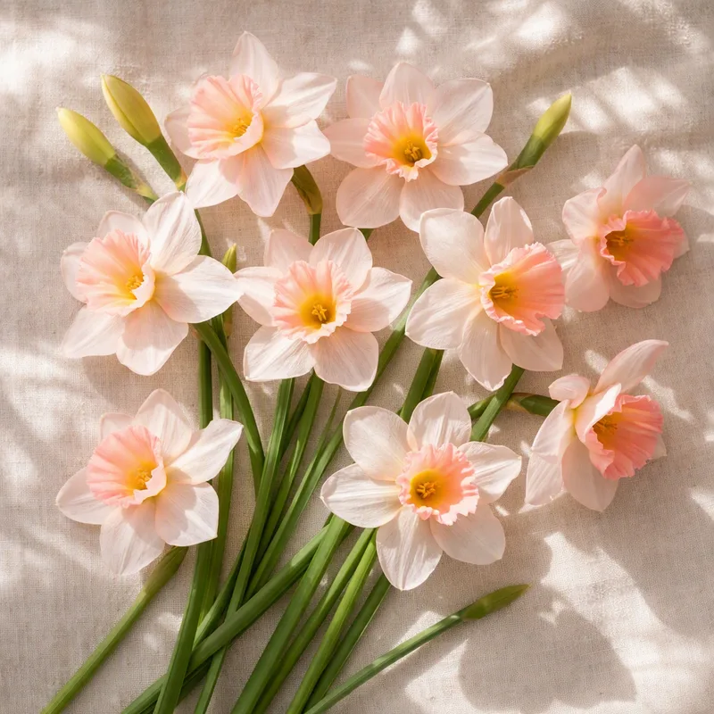 Narcis - roze - afbeelding 4