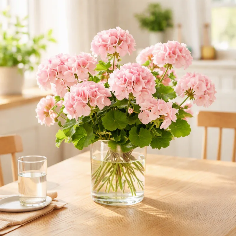 Pelargonium - roze - afbeelding 2