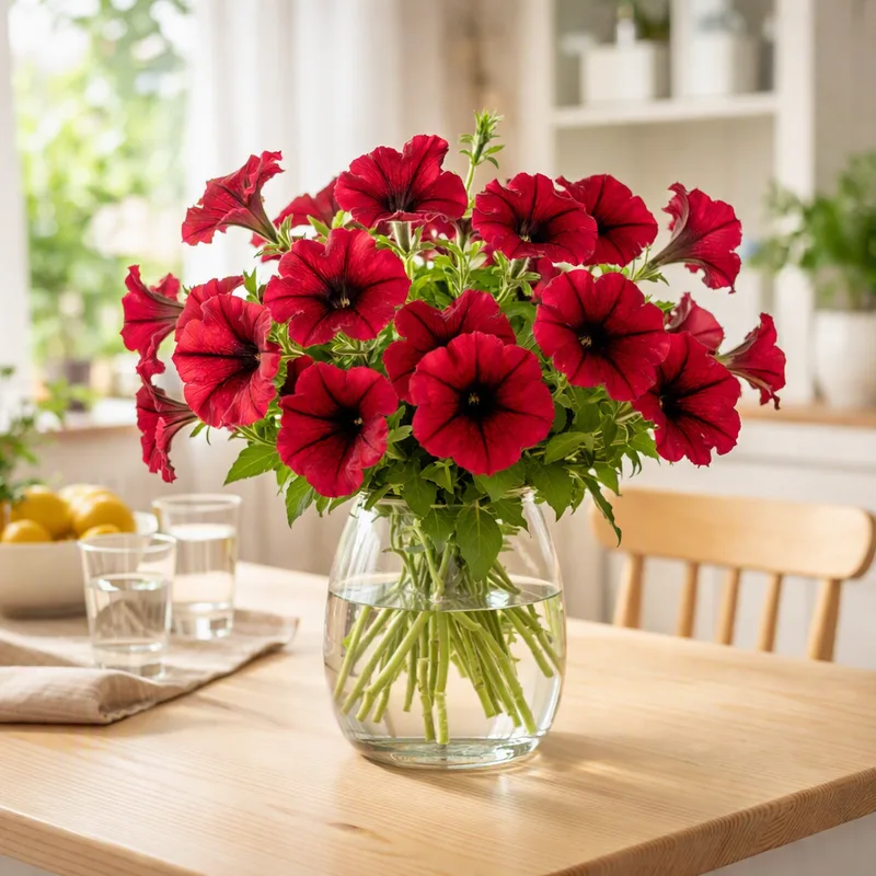 Petunia - rood - afbeelding 2