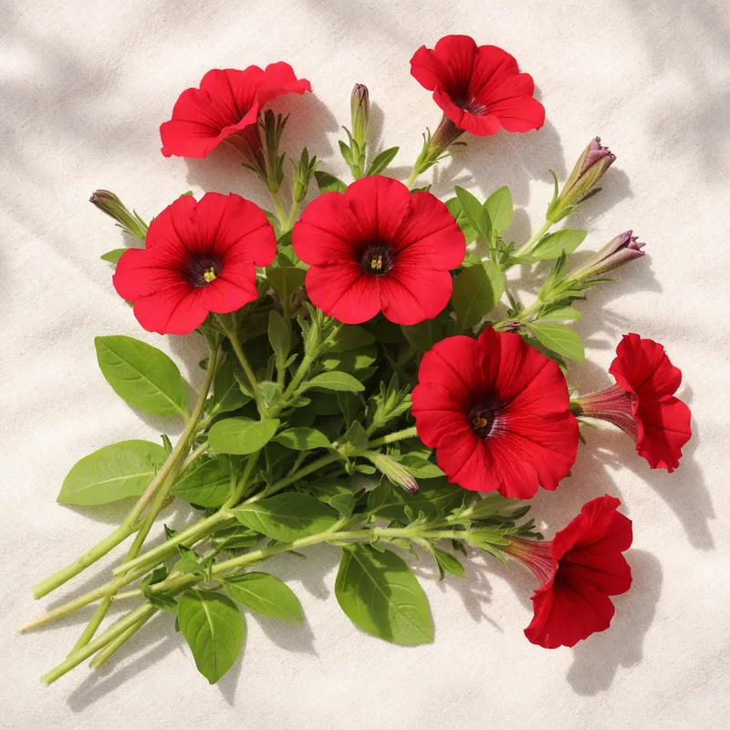 Petunia - rood - afbeelding 4