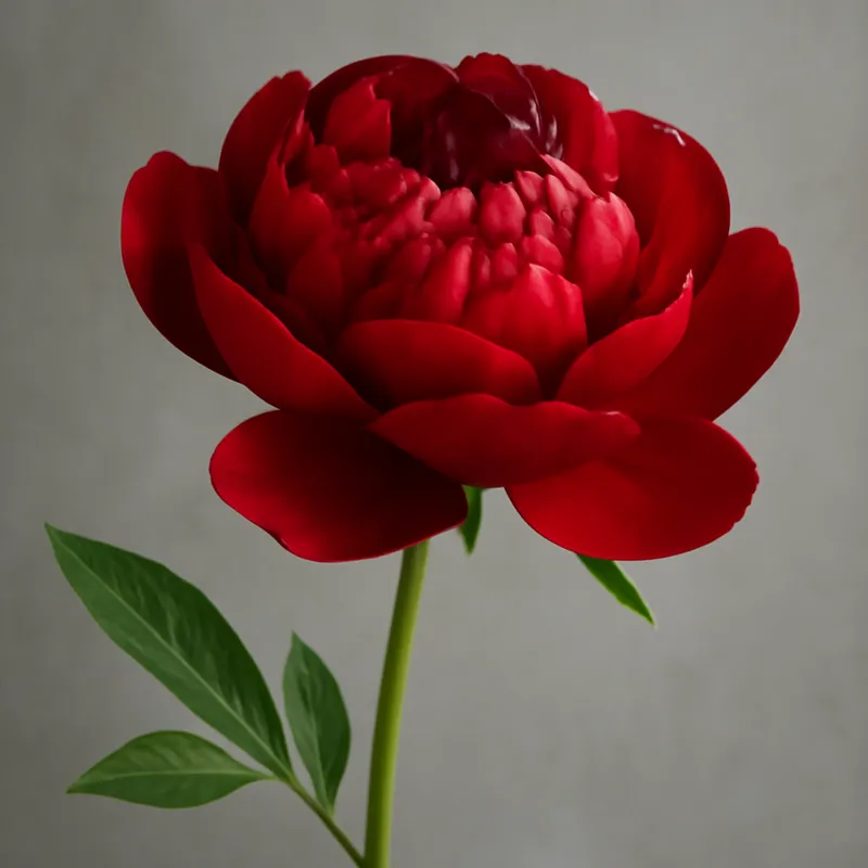 Pioenroos – rood
