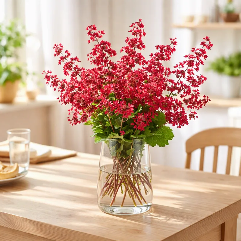 Purperklokje - rood - afbeelding 2