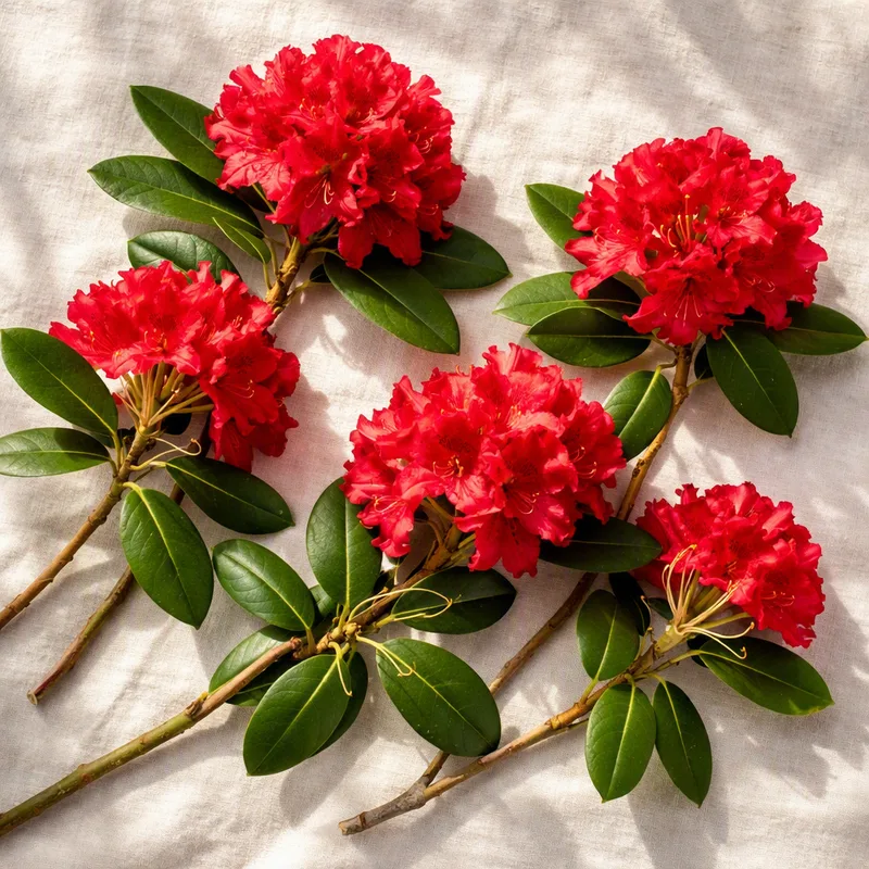 Rhododendron - rood - afbeelding 4