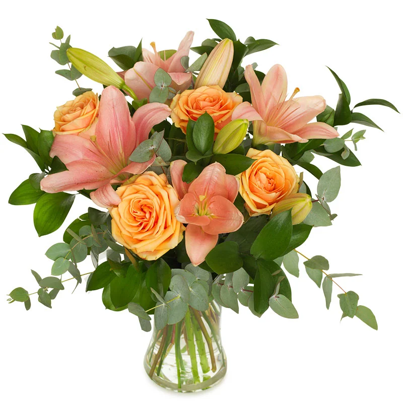 Condoleanceboeket – witte bloemen met zorg